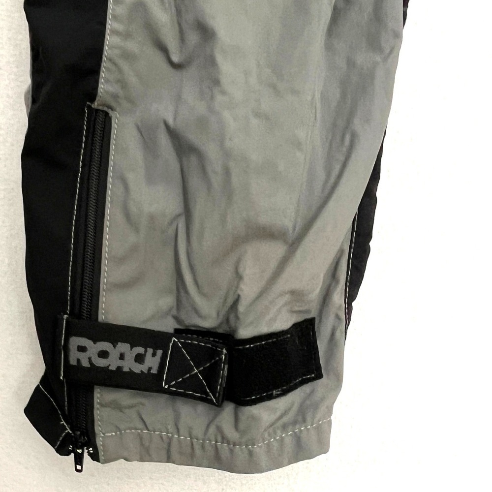 Roach MTB Mountain Bike Pants Gray Black Vintage Y2K Mens Large L - Picture 6 of 13
